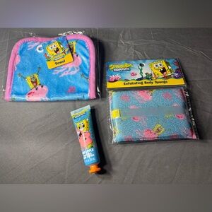 3 pc NEW SpongeBob SquarePants Bath & Body Bundle Set NWT